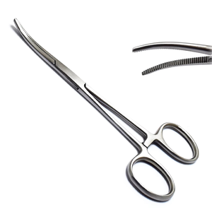 Pinces hémostatiques incurvées Kelly de qualité supérieure en acier inoxydable, pinces à dissection des artères, instruments chirurgicaux médicaux, marquage CE ISO - Product Image 1