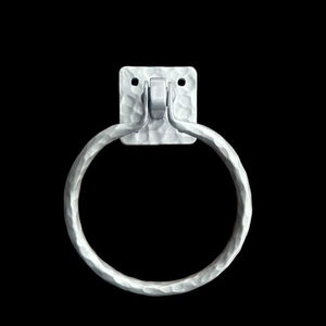 Organisateur de salle de bain moderne, anneau porte-serviettes en aluminium, construction légère mais robuste, pour un usage domestique quotidien pratique - Product Image 1