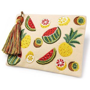 <b>Beaded</b> Zipper Coin Pouches for Girls-Trendy Eco-Friendly Promotional Gift Detachable Strap Customizable Logo Polyester Lining - Product Image 3