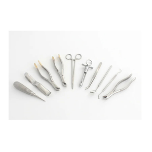Kit d'instruments d'extraction dentaire professionnelle, 10 pièces, acier inoxydable, 10 pinces d'extraction dentaire - Product Image 1