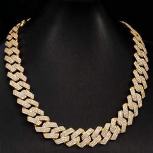 Collar de Cadena Cubana Larga de Proveedor Indio para Hombres y Mujeres, Idea de Regalo Perfecta, Joyería Hip Hop Duradera, Disponible al Mejor Precio - Product Image 2