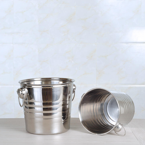 Cubo de Hielo Aislado de Doble Pared de Acero Inoxidable de Alta Calidad para Vino y Cerveza, Directo de Fábrica - Product Image 2