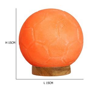 Football Shape Himalayan Salt <b>Lamp</b> Home Decor Export Manufacturer OEM Supplier - Product Image 2