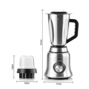 RAF Electric Stainless Steel <b>Blender</b> 1.5L Multi-Function Smoothie Maker Coffee <b>Grinder</b> Attachment 5+ Speeds Household - Product Image 2
