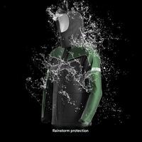 Ensemble veste et pantalon de pluie pour moto certifié CE, imperméable, pour garçons, 2 pièces, pour la conduite en extérieur, avec capuche amovible