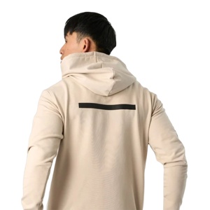 Fabricant de sweats à capuche d'hiver, couleurs personnalisées, mélanges de coton, doublure en polaire, impression sérigraphique, sweats à capuche vierges pour hommes - Product Image 3