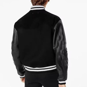 OEM Men's Streetwear Varsity <b>Jacket</b> Oversized Fit Letterman Winter <b>Jacket</b> Fashion Casual Outerwear Button Closure Varsity <b>Jacket</b> - Product Image 3