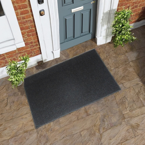 Wholesale <b>Custom</b> Classic Rubber Non-Slip Tufted Striped PVC-Coated Backing Thin Rectangle Carpet Mat for Home Outdoor Hotel Use - Product Image 1