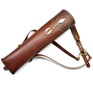 Nuevo Estilo Vintage, Diseño Único, Funda de Cuero para Arco, Diseño de Bolsillo Personalizado, Funda de Cuero Genuino para Arco - Product Image 1