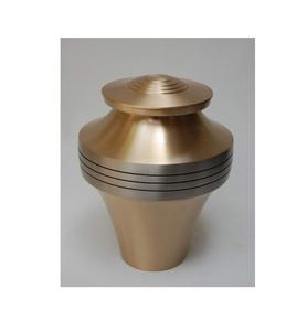 Urnes funéraires en métal décoratives pour cendres humaines, conçues pour préserver les souvenirs, avec couvercle fileté sécurisé - Product Image 3