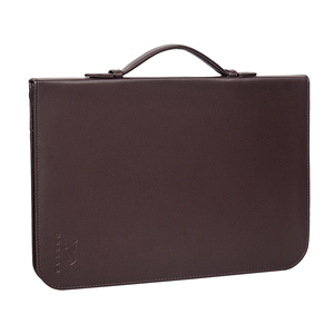 Professional Leather Conference <b>Portfolio</b> File Organizer Business Document <b>Folder</b> Planner Writing Pad Holder Corporate Office - Product Image 3