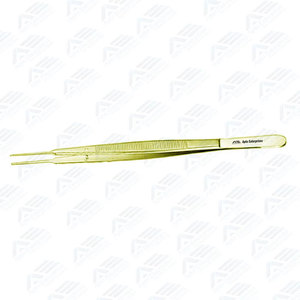 เครื่องมือแพทย์สแตนเลสคุณภาพสูง 1 x 2 ซี่ฟัน ยี่ห้อ Gerald รุ่น Tissue Forceps ขนาด 7 นิ้ว แบบโค้ง สำหรับการผ่าตัด - Product Image 5