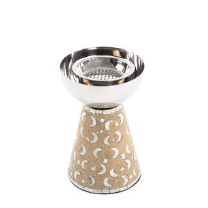 Modern <b>Mother</b> of Pearl Bakhoor Burner Elegant Handmade Arabian Mabkhara Incense Holder for Home Fragrance & Premium Gifting - Product Image 5