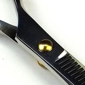 Tijeras de Adelgazamiento Quirúrgicas Morje, 28 Dientes, Acero Inoxidable, Punta Afilada, Mango Mediano, Para Diestros, Ligeras, Reutilizables, para Peluquería - Product Image 4