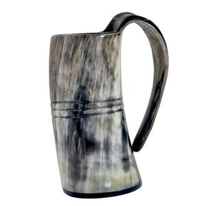 Haute qualité véritable corne de buffle Viking tasses à boire micro-ondes tasses en céramique assorties conceptions de sculpture pour les fêtes de mariage - Product Image 4