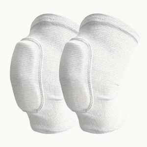 Genouillères Coexistence en éponge épaisse tricotée respirante, protection à enfiler, unisexe, toutes saisons, ajustement universel, volleyball, rose, bleu - Product Image 3