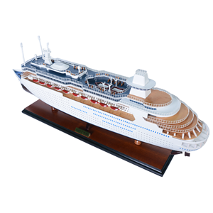Modèle de bateau de croisière Majesty Seas - C038 - Modèle en bois fait main à l'échelle - Décoration nautique pour la maison - Cadeau pour collectionneur maritime - 76L x 15.2W x 31.8H cm - Product Image 2