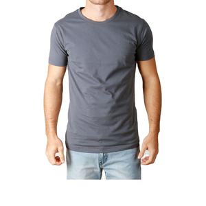 เสื้อยืดผู้ชายผ้าคอตตอนลาย100% โอเวอร์ไซส์ดีไซน์ไหล่ตกเสื้อยืดผู้ชายแห้งเร็วเป็นมิตรกับสิ่งแวดล้อม - Product Image 1