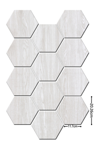 Vinilos Decorativos Hexagonales de PVC SXP Modernos en Oferta, Adhesivos para Pared <span class=keywords><strong>con</strong></span> Efecto Mármol, Autoadhesivos, Impermeables, Decoración para Pared de <span class=keywords><strong>Cocina</strong></span> y Baño - Product Image 6