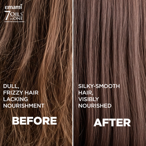 Aceite capilar Emami 7 en 1 para control de daños, con complejo Pro VM y 7 extractos y aceites herbales. |   Reduce la Caída del Cabello en Hasta un 96% - Product Image 6