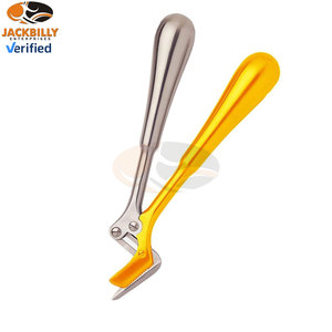 Ciseaux chirurgicaux professionnels orthopédiques en acier inoxydable allemand de haute qualité, 11 pouces, avec manche argenté, certifiés CE - Product Image 4