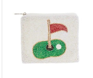 Porte-monnaie de luxe fait main par un designer, magnifique broderie artisanale, dernier design multicolore perlé, Love Vibes, pour la Saint-Valentin. - Product Image 4