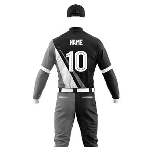 Uniforme de Béisbol para Hombre Inflow Sports de la Mejor Calidad, 100% Poliéster Transpirable, Conjuntos con Logotipo Personalizado, Opciones de Tallas Grandes, para Todas las Temporadas - Product Image 5
