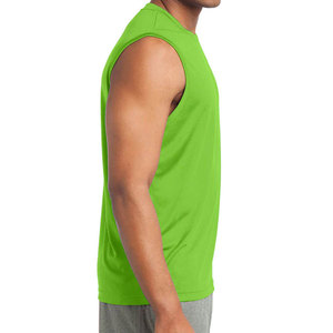 Débardeur sans manches en coton 100% personnalisé avec logo, 200 grammes, pour homme, décontracté, pour l'entraînement, uni - Product Image 4