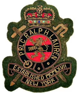 Venta al por mayor de insignias de seguridad vintage de moda hechas a mano con logotipo bordado personalizado y alambre de latón para prendas de vestir. - Product Image 1