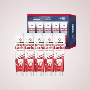 Zahnpasta zum Aufhellen der Zähne WB Korean K-Beauty Polmedison Tornado Racha Zahnpasta 5-teiliges Set Hergestellt in Korea - Product Image 5