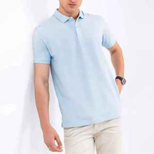 เสื้อโปโลผู้ชายผ้าฝ้ายพิมพ์ลายแบบซับลิเมชั่น ติดกระดุมครึ่งตัว สำหรับกอล์ฟ ลำลอง ใส่สบายในฤดูร้อน แบบถัก - Product Image 6