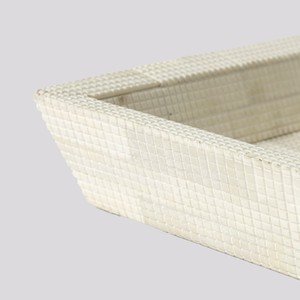 Premium Luxury Bone Inlay <b>Rectangular</b> Catchall Organizer Tray with Intricate Handmade Simple Pattern for Keys, <b>Watches</b>, Jewelry - Product Image 2