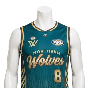 เสื้อแข่ง AFL แบบสั่งทำพิเศษ พิมพ์ลายแบบ Dye Sublimation ทั้งตัว พร้อมชื่อทีมและหมายเลข คุณภาพพรีเมียม ขายส่งจากโรงงาน - Product Image 2