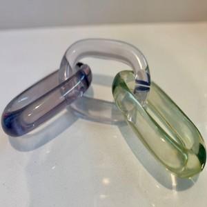Indian Latest Resin Three Pieces Chains Links High Quality Resin Chain Oval Links Handcrafted Accents Indian Home <b>Decorative</b> - Product Image 4