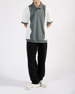 Camiseta de Golf de Manga Corta para Hombre, Corte Regular, Jersey Sólido, 100% Algodón/Poliéster, Ajuste Cómodo y Delgado - Product Image 3