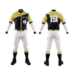 El mejor diseño de uniformes de béisbol de estilo de moda en diferentes colores Etiqueta privada Sus propios uniformes de béisbol - Product Image 4