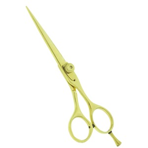 Ciseaux de salon professionnels en acier inoxydable de haute qualité, lame tranchante, pour droitiers, pour la coupe de cheveux, fabriqués au Pakistan - Product Image 1