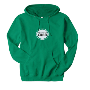 Custom Rhinestone Ready Blank Hoodie Men Loose Fit S400 GSM Pullover 100% Cotton Fleece Wholesale Independent Trading Co - Product Image 5