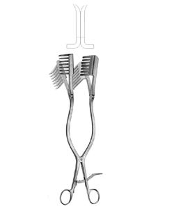 Retractores Autoajustables Becknmann Eaton Sharp |   Excavadores Dentales Manuales de Acero Inoxidable de Primera Calidad - Product Image 1