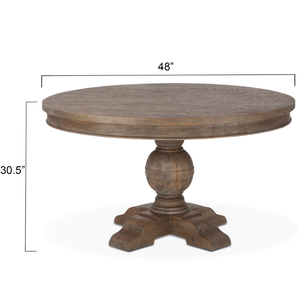 Muebles de Comedor, Mesa de Comedor Redonda de Madera de Teca Sólida con el Mejor Material, Mesa Rectangular para Cafetería, Interior/Exterior - Product Image 6