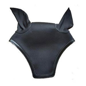 2026 New Arrival Customizable Equestrian Horse <b>Fly</b> Veil Riding Ear Bonnet <b>Net</b> Hat Hood Mask Essential Horse Tack Custom Brand - Product Image 2
