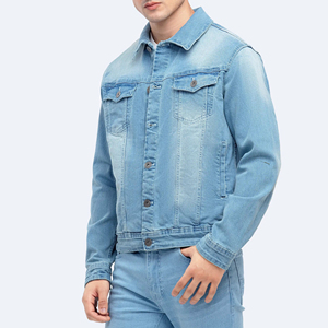 Quality Casual Embroidered Windproof Oversized Drop Shoulder Denim <b>Jeans</b> <b>Jacket</b> for Men Distressed <b>Black</b> 100% Cotton Winter - Product Image 5