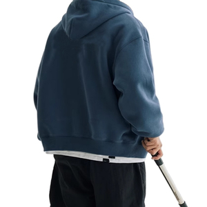 Sweat-shirts à capuche en coton mélangé de haute qualité pour hommes, design personnalisé, service OEM, saison hivernale - Product Image 4