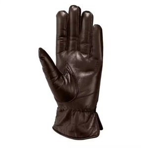 Guantes de Invierno de Piel de Oveja Negros Personalizados para Mujer, con Pantalla Táctil, Cierre de Cremallera, Hechos en Pakistán - Product Image 3