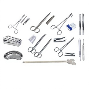 Kit de 35 instruments chirurgicaux manuels réutilisables en acier inoxydable, les plus récents et les plus vendus, pour interventions chirurgicales mineures REEAX ENTERPRISES - Product Image 1