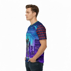 Camiseta Deportiva Personalizada con Sublimación, Cuello Redondo, Diseño con Estampado Completo, Colores Cómodos, Secado Rápido - Product Image 5