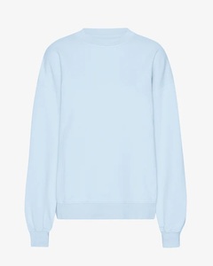 เสื้อยืดคอกลมแขนยาวผ้าฝ้าย 100% ทรงพอดีตัว สีน้ำเงินโพลาร์ สำหรับผู้หญิง ไซส์ L/S เนื้อผ้านุ่ม เป็นมิตรต่อสิ่งแวดล้อม ไม่เป็นขุย ทรงปกติ - Product Image 1