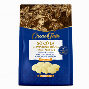 Chocolate Compuesto Blanco HALAL para Repostería, Fabricación y Venta al por Menor, 1KG, Marca Privada, Personalizado, Exportación Global - Product Image 1