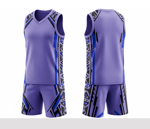 Unisex Green Geometric Basketball Jersey <b>Set</b> Sleeveless V-Neck Moisture Wicking Mesh Athletic Wear All Seasons <b>Cheap</b> Price OEM - Product Image 2