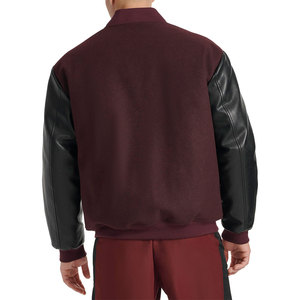 Veste universitaire coupe-vent de haute qualité pour homme OEM, broderie de logo personnalisée, soldes d'hiver, veste universitaire brodée avec logo personnalisé - Product Image 4